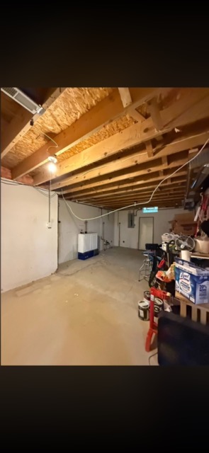 Broom-clean room after a whole-home cleanout