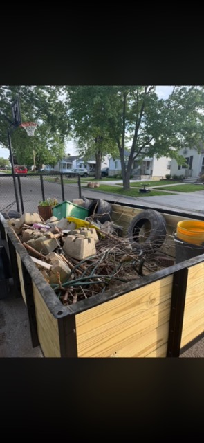 Loaded trailer on a multi-load haul in Southgate, MI